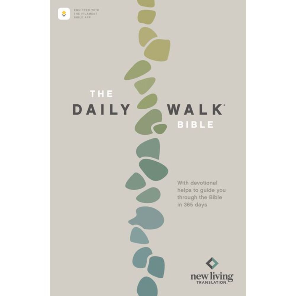 The Daily Walk Bible Nlt, Filament Enabled (Softcover) -- New Living Translation
